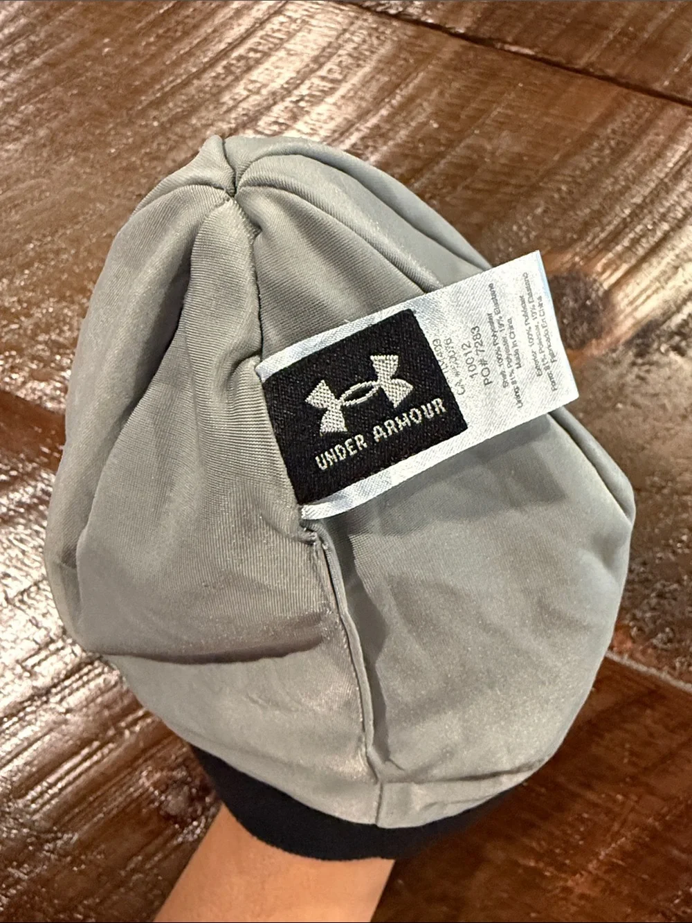 Under Armour Black Beanie with Contrasting White Logo